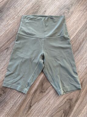 Lululemon Align Sage Green Biker Shorts